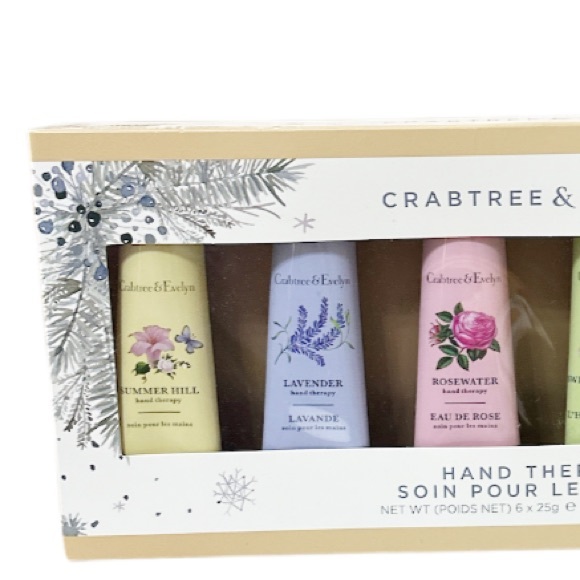 NEW Crabtree & Evelyn 6 Piece HAND THERAPY Gift Set - Picture 3 of 5